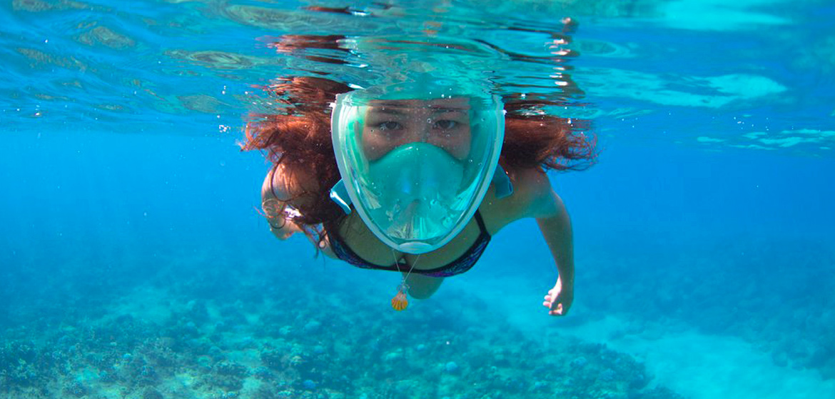 Plonger avec un masque facial - Le coin du matos -  - Le site  de la plongée sous marine