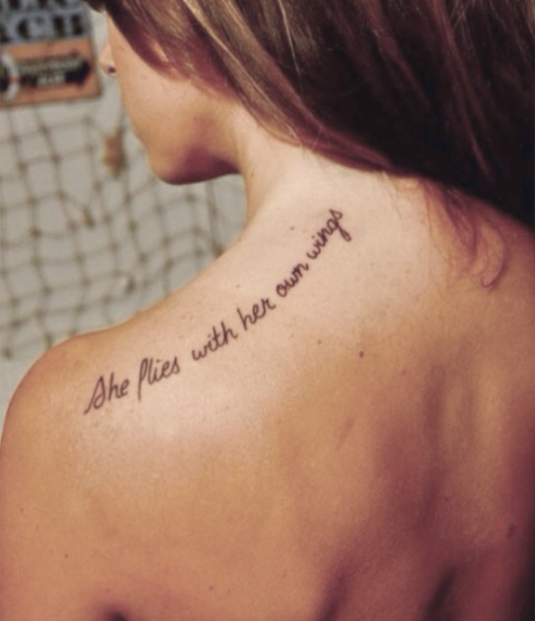 Top 50 Des Tatouages Avec Une Citation Ou Un Message